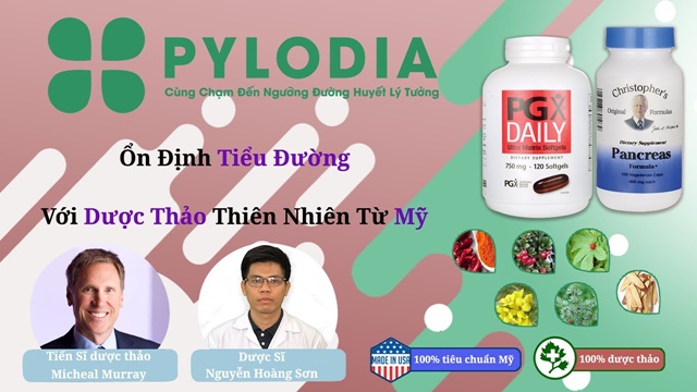 Bộ đôi dược thảo PyLoDia giúp ổn định đường huyết hiệu quả