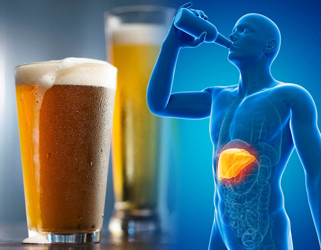Khi cá nhân sử dụng lượng bia rượu quá mức, thường xuyên, các chất độc hại tích lũy và gây ảnh hưởng xấu cho gan